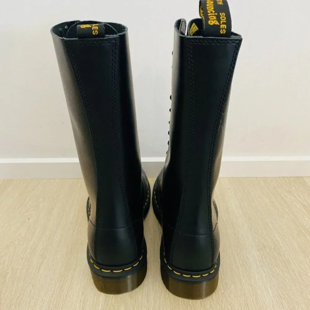 Dr. Martens Brand New 11855 Smooth Taller Boots Leather Combat Boots Women's 9 - Picture 6 of 11